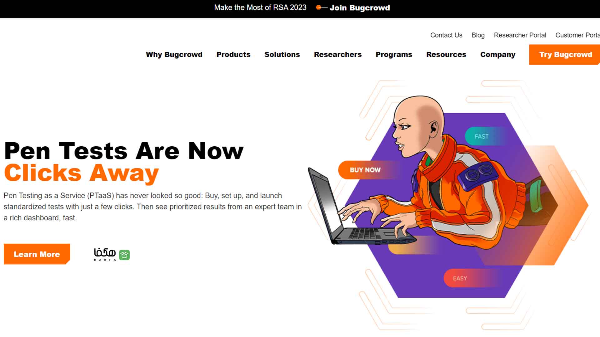 پلتفرم باگ بانتی Bugcrowd